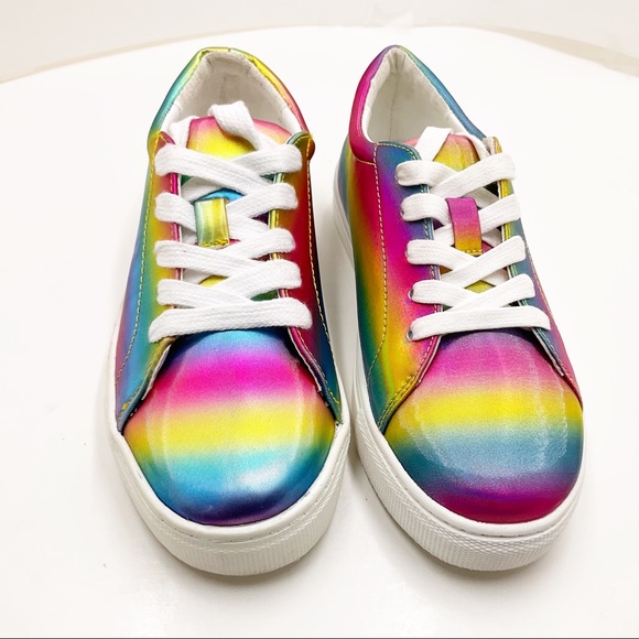 Katy Perry Collections Other - 🆕 {Katy Perry}The Rainbow Kitty Metallic Sneakers